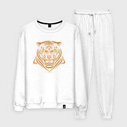 Костюм хлопковый мужской Orange Tiger, цвет: белый