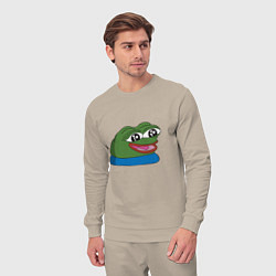 Костюм хлопковый мужской Pepe happy Пепе хеппи, цвет: миндальный — фото 2