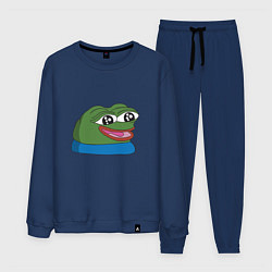 Костюм хлопковый мужской Pepe happy Пепе хеппи, цвет: тёмно-синий