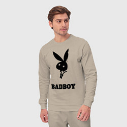 Костюм хлопковый мужской BAD BOY PLAYBOY, цвет: миндальный — фото 2