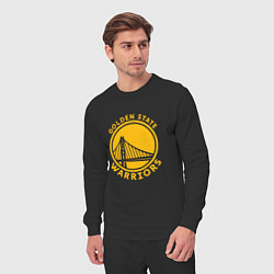 Костюм хлопковый мужской Golden state Warriors NBA, цвет: черный — фото 2