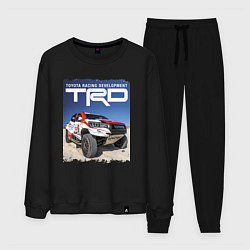 Костюм хлопковый мужской Toyota Racing Development, desert, цвет: черный
