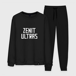 Костюм хлопковый мужской ZENIT ULTRAS, цвет: черный