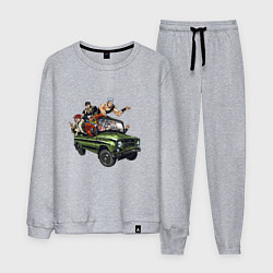 Мужской костюм Персонажи жожо едут на уазике джо джо