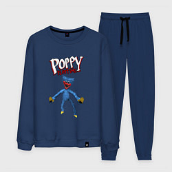 Костюм хлопковый мужской Poppy Playtime: Monster Huggy, цвет: тёмно-синий