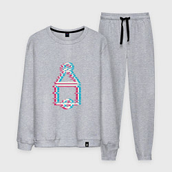 Костюм хлопковый мужской Стиль Кальмара, цвет: меланж