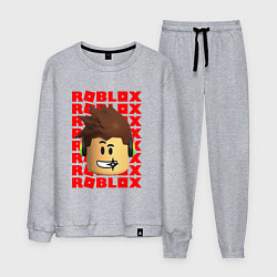 Мужской костюм ROBLOX RED LOGO LEGO FACE