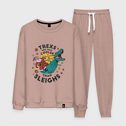 Мужской костюм T-Rex Christmas