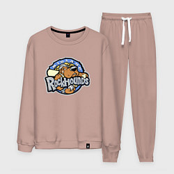 Костюм хлопковый мужской Midland Rockhounds - baseball team, цвет: пыльно-розовый