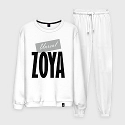 Костюм хлопковый мужской Unreal Zoya, цвет: белый