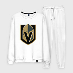 Костюм хлопковый мужской Vegas Golden Knights , Вегас Голден Найтс, цвет: белый