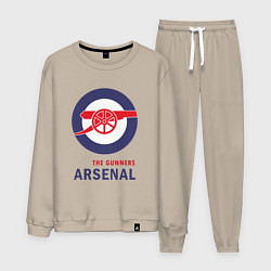 Костюм хлопковый мужской Arsenal The Gunners, цвет: миндальный