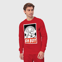 Костюм хлопковый мужской СИМПСОНЫ РАЛЬФ OH BOY, цвет: красный — фото 2