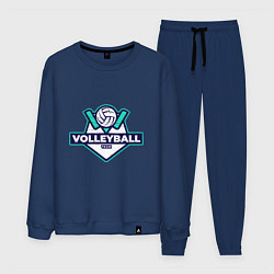Костюм хлопковый мужской Volleyball - Club, цвет: тёмно-синий