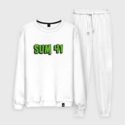 Костюм хлопковый мужской SUM41 LOGO, цвет: белый