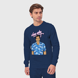 Костюм хлопковый мужской GTA Tommy, цвет: тёмно-синий — фото 2