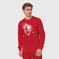 Костюм хлопковый мужской Владимир Ленин, цвет: красный — фото 2