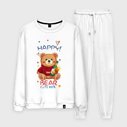 Мужской костюм СЧАСТЛИВЫЙ МИШКА HAPPY BEAR CUTE 100%