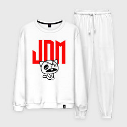 Костюм хлопковый мужской JDM Kitten-Zombie Japan, цвет: белый