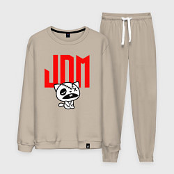 Костюм хлопковый мужской JDM Kitten-Zombie Japan, цвет: миндальный