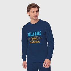 Костюм хлопковый мужской Sally Face PRO Gaming, цвет: тёмно-синий — фото 2