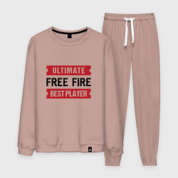 Мужской костюм Free Fire: таблички Ultimate и Best Player