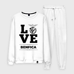 Костюм хлопковый мужской Benfica Love Классика, цвет: белый