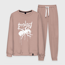 Костюм хлопковый мужской Draw white logo - Ant, цвет: пыльно-розовый