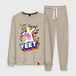 Мужской костюм Даббинг единорога YEET