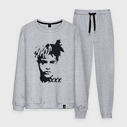 Костюм хлопковый мужской XXXTENTACION Look At Me, цвет: меланж