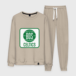 Костюм хлопковый мужской Bos Celtics, цвет: миндальный