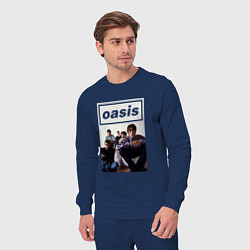 Костюм хлопковый мужской Рок-группа OASIS, цвет: тёмно-синий — фото 2