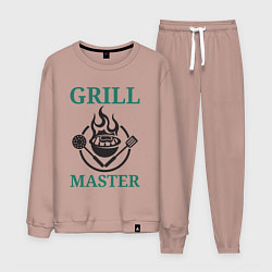 Мужской костюм Гриль мастер текст Grill master