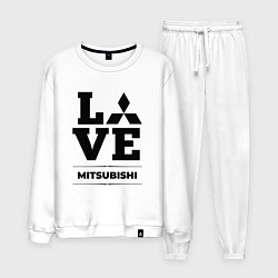Костюм хлопковый мужской Mitsubishi Love Classic, цвет: белый