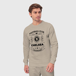 Костюм хлопковый мужской Chelsea: Football Club Number 1 Legendary, цвет: миндальный — фото 2