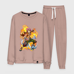 Мужской костюм Нацу Драгнил и Хеппи