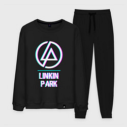 Костюм хлопковый мужской Linkin Park Glitch Rock, цвет: черный