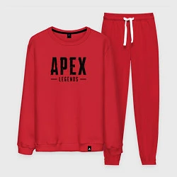 Костюм хлопковый мужской Логотип игры Apex Legends, цвет: красный
