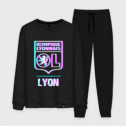 Мужской костюм Lyon FC в стиле Glitch