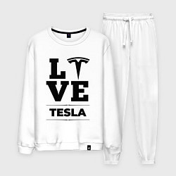 Костюм хлопковый мужской Tesla Love Classic, цвет: белый