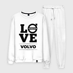 Костюм хлопковый мужской Volvo Love Classic, цвет: белый
