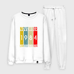 Костюм хлопковый мужской 1984 - Ноябрь, цвет: белый