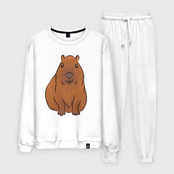 Мужской костюм Капибара сидит и радуется