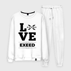 Костюм хлопковый мужской Exeed Love Classic, цвет: белый