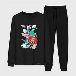 Костюм хлопковый мужской The Devil wears prada - Shark, цвет: черный