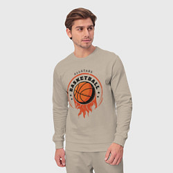 Костюм хлопковый мужской Allstars Basketball, цвет: миндальный — фото 2