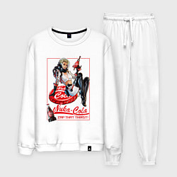 Костюм хлопковый мужской Nuka - cola girl, цвет: белый