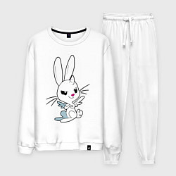 Костюм хлопковый мужской Angel Bunny - my little pony - cartoon, цвет: белый