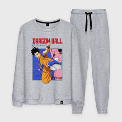 Костюм хлопковый мужской Dragon Ball - Сон Гоку - Удар, цвет: меланж