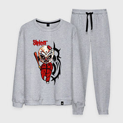 Костюм хлопковый мужской Slipknot fan, цвет: меланж